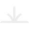 Ekena Millwork Richland Architectural Grade PVC Gable Bracket, 96"W x 56"H x 2"D x 6"F, 14/12 Pitch GBP096X56X0206RIC00 - alternate 2